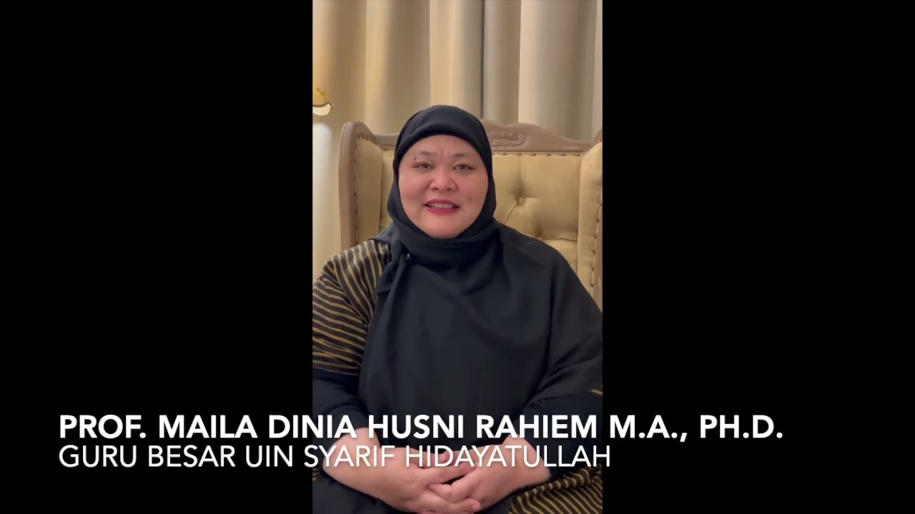 Prof  Maila Dinia Husni Rahiem M A , Ph D  Guru Besar UIN Syarif Hidayatullah