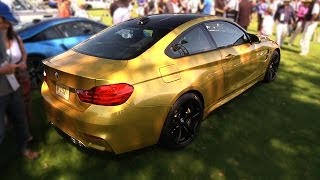 preview picture of video 'New BMW M4 Coupe 3.0 Turbo 6 Packs 425 HP at Amelia Concours!'