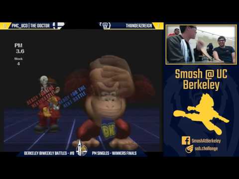 Berkeley Biweekly Battles #8 - PM Singles Winners Finals: PMC_UCD | The Doctor vs ThundeRzReiGN