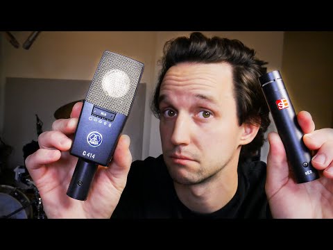 Cheap vs Expensive Overhead Mics (KM184, C414, WA-14, sE8, WA-67, Lauten LS-320)