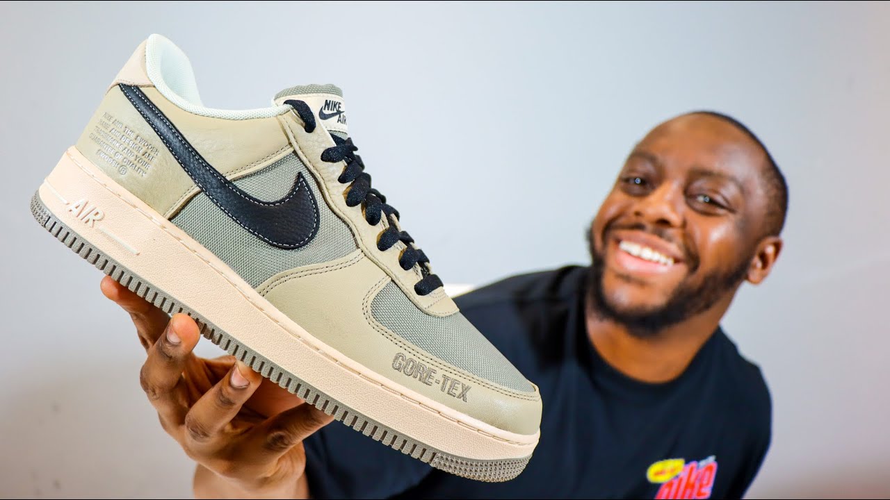 Air Force 1 Gore-Tex Rattan Moon Fossil On Foot Sneaker Review QuickSchopes 294 Schopes D02760 206
