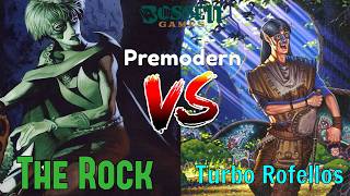 Premoden : The Rock vs Turbo Rofellos #mtg #premodernmtg #premodern #bossengames