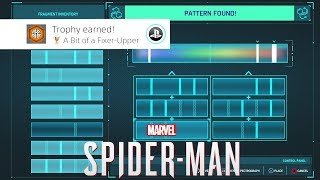 A Bit of a Fixer-Upper Trophy Guide - Complete All Optional Projects in the Lab - Spider Man PS4