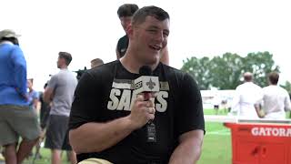 Saints Training Camp Report 8/12/21: Day 13 and 1-on-1 with Will Clapp