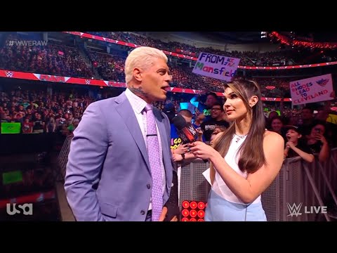 Cody Rhodes Answers Dominik Mysterio's Challenge - WWE RAW 6/19/2023