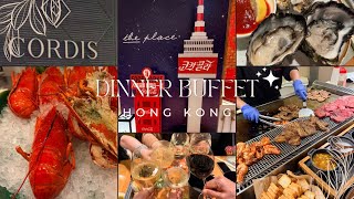 Inside The Place Buffet at Cordis Hotel Hong Kong🦞 🥩 Was it good?  Worth it?  Fu
