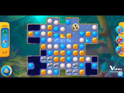 Fishdom. 8688 level no boosters and diamonds. 11 moves
