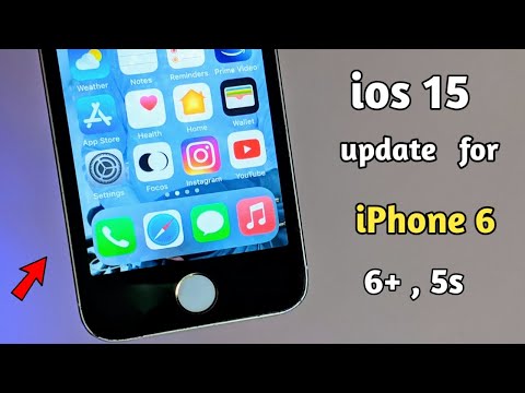 ios 15 for iPhone 6, 6+, 5s || How to update iPhone 6 on ios 15