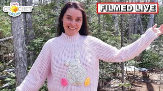 Bunny Sweater 🐰 Jayda InStitches Live CAL - April 7, 2025