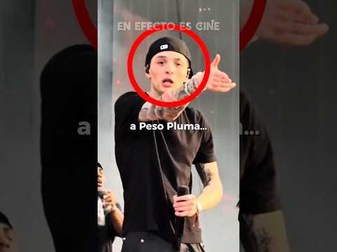 Peso Pluma Was Almost Cancelled for What He Did During a Concert #artist