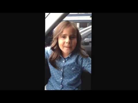 Sienna Belle Vicente- 7 years old-  Ellie Goulding- Love Me like you do