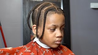 🔥 POP SMOKE STYLE BRAIDS W/ FADE TUTORIAL!!