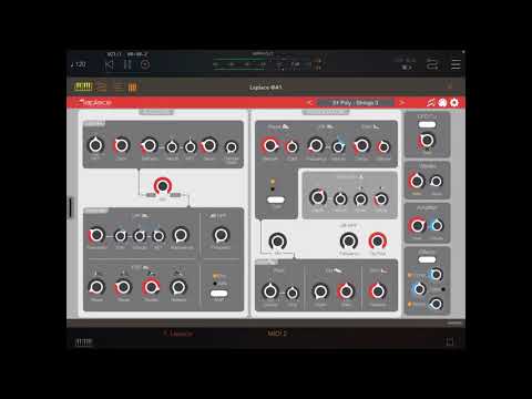 Laplace - AUv3 Plugin Synth - Resonator Synthesizer by iceWorks - Demo