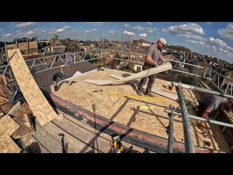 Failed loft conversion roof, GRP installed