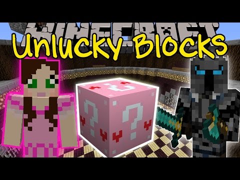 Minecraft: PINK UNLUCKY BLOCK CHALLENGE GAMES - Lucky Block Mod - Modded Mini-Game