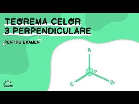 Teorema celor 3 perpendiculare (Evaluare Națională)