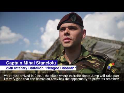 Noble Jump 17 - Romanian arrival to Cincu training grounds