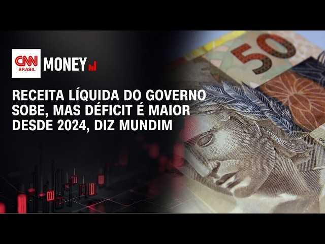 Receita líquida do governo sobe, mas déficit é maior desde 2024, diz Mundim | MONEY NEWS