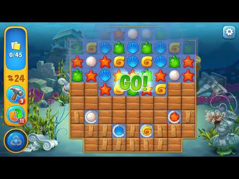 Fishdom level 826 Gameplay (iOS Android)