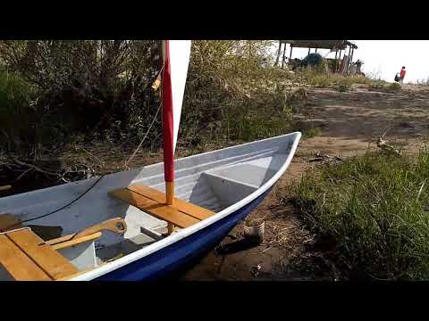 Болотоход как вспомогательный двигатель на парусный швертбот