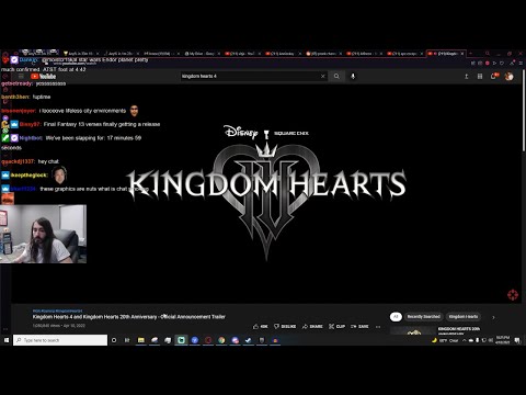Penguinz0 (Moistcr1tikal) Reacts to Kingdom Hearts 4 Trailer