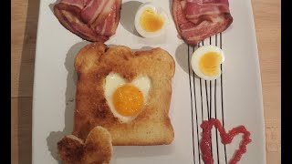 How to Make a Heart Themed Cooked Breakfast for Valentines Day