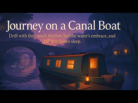 Journey on a Canal Boat | Relaxing Sleep Story for Deep Rest & Peaceful Dreams