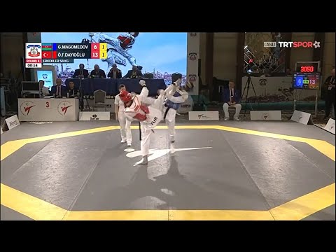 58 Kg Final - DAYIOGLU Omer Faruk (TUR) vs MAGOMEDOV Gashim (AZE) WT 8th Presidents Cup G2 2023