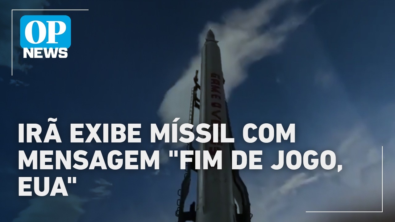 Irã publica imagem de míssil com recado aos EUA: "Game over USA"
