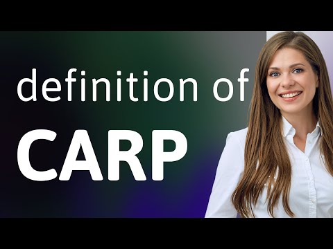 Carp | what is CARP meaning