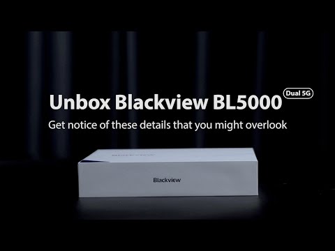 Blackview BL5000 5G 8 / 128GB Dviejų SIM kortelių išmanusis telefonas, juoda ir žalia (BL5000-GN / BV) video