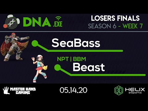 DNA.EXE S6:W7 - SeaBass (Ganondorf) Vs. NPT | BBM | Beast (Pokemon Trainer) - Losers Finals