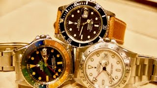 Best Vintage Rolex: Explorer II "Rail Dial," Submariner, and GMT Master "Pepsi"