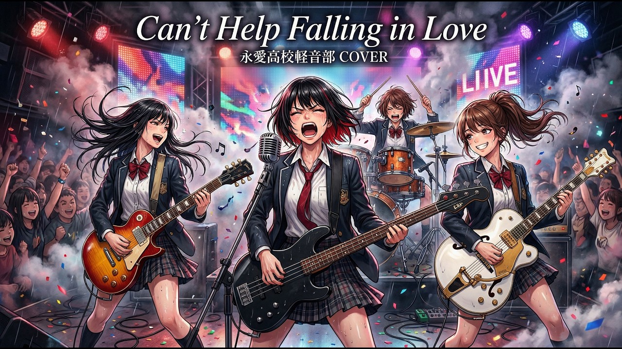 もしもJKバンドがHi-STANDARDの『Can't Help Falling in Love』をカバーしたら…【Cover by 永愛高校軽音部】