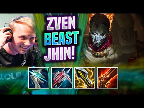ZVEN IS A BEAST WITH JHIN! - C9 Zven Plays Jhin ADC vs Ashe! |