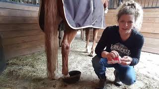 Packing a HOOF abscess