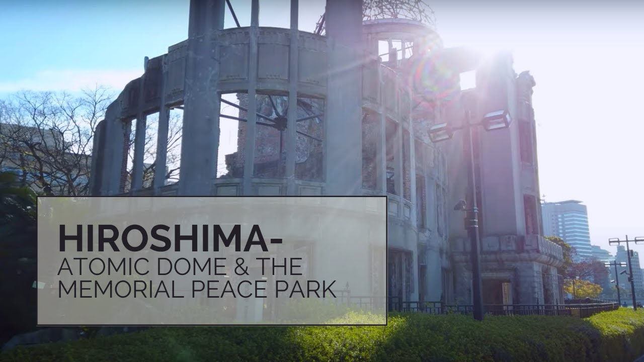Immersive street-level walking tour through Hiroshima Peace Park, Japan, showcasing authentic urban landscapes, local architecture, and the vibrant atmosphere of the city's neighborhoods