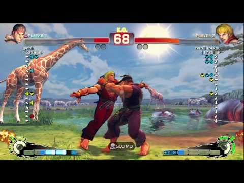 jyobin [Ryu] vs zero3 rokkou [Ken] SSF4 Japanese Online Ranked Matches - TRUE-HD