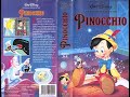 Walt Disney Pinocchio 1940 Bande Annonce Pub VHS 1995