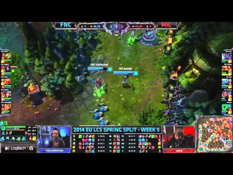 FNC vs MIL EU LCS W5D2 Spring Split 2014