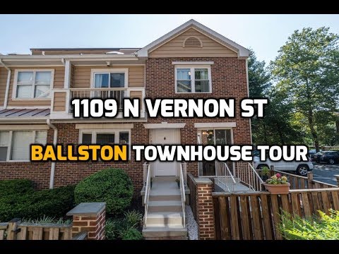1109 N Vernon St | Ballston Townhouse for Sale | Shawn Battle 703-999-8108
