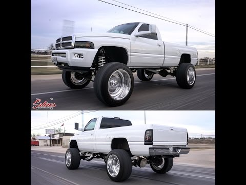 Second gen RAM with Big engine mods, Big wheels and a Big lift kit.