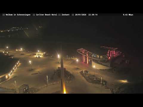 Live Scheveningen Noord Boulevard en Beach Camera