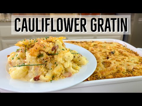 Cauliflower Gratin- Cheesy Baked Cauliflower Gratin