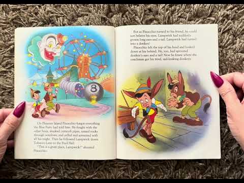 Disney: Pinocchio 1996 Little Golden Book Read Aloud