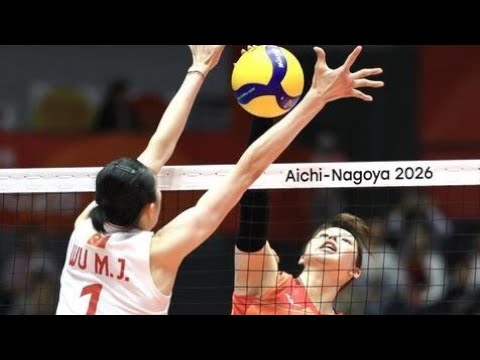 まさか…日本を止めた190cmの中国エース、その正体に騒然😳#女子バレー #バレーボール #日本女子バレー #中国女子バレー #呉夢潔 #愛知名古屋アジア大会 #アジア大会 #バレーボール女子