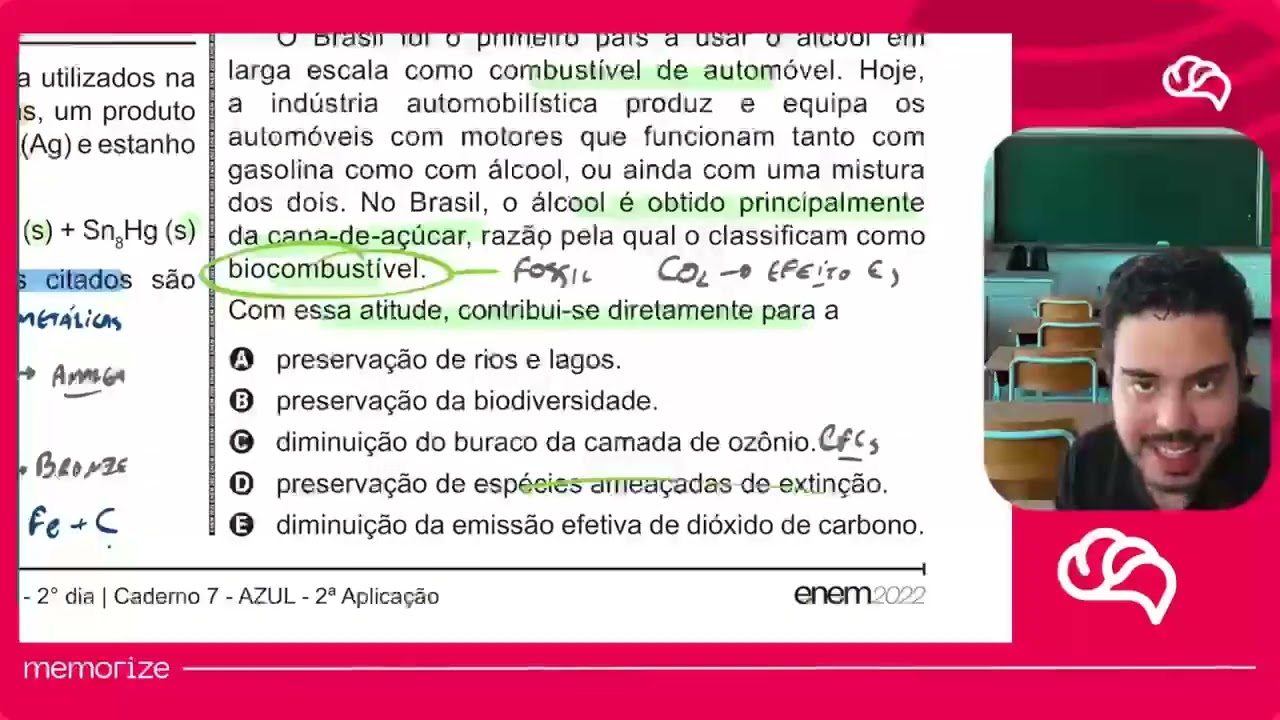 Resolução em Vídeo — Questão 96 ENEM 2022 PPL