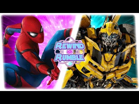 SPIDER-MAN vs BUMBLEBEE! (Avengers vs Transformers 3D Animation) | REWIND RUMBLE! Video