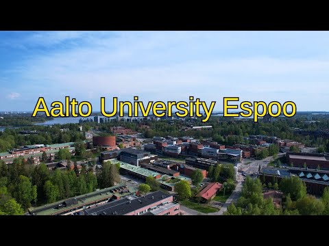 DJI Mavic Air 2S Flight over Aalto University Campus in Espoo, Finland | Aerial Spectacle!