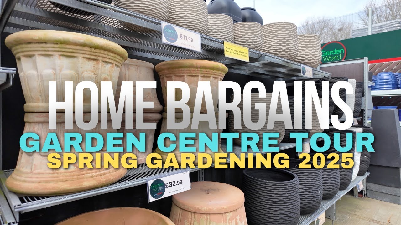 Home Bargains Garden Centre Tour 🌿 Best Deals for Spring Gardening 2025